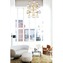 Modern Hexade 16 Light Pendant